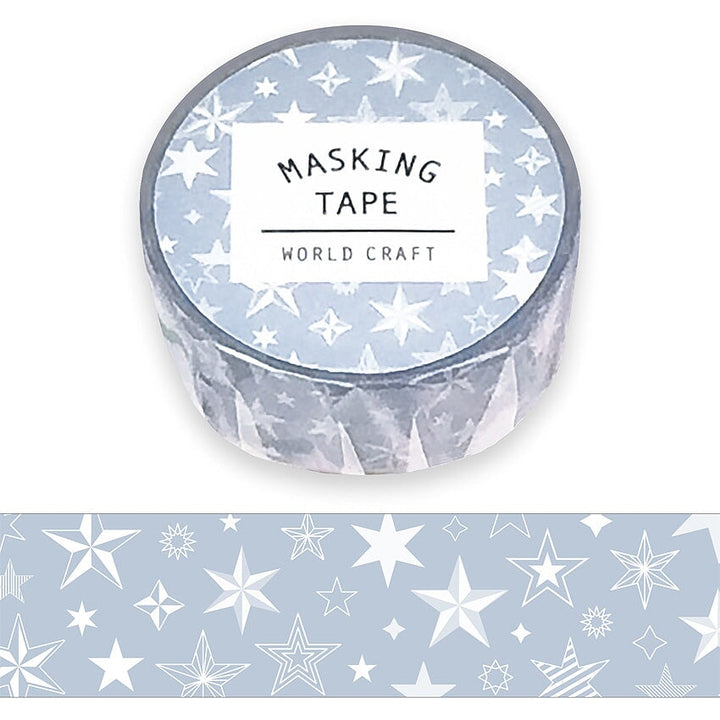 World Craft Blue Stars Washi Tape Washi Tape