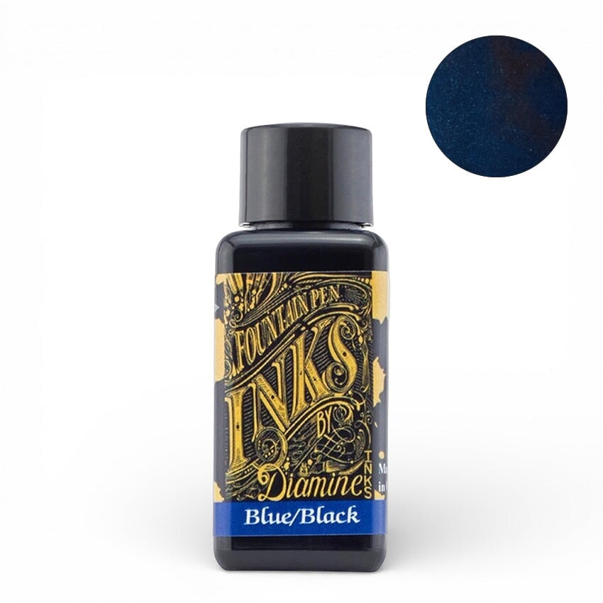 Diamine Blue Black - 2ml Ink Sample