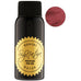 Robert Oster Signature Whisper Red fountain-pen ink, 50ml. Tall black bottle with gold label, ribbed cap, and burgundy-red ink swatch displayed.