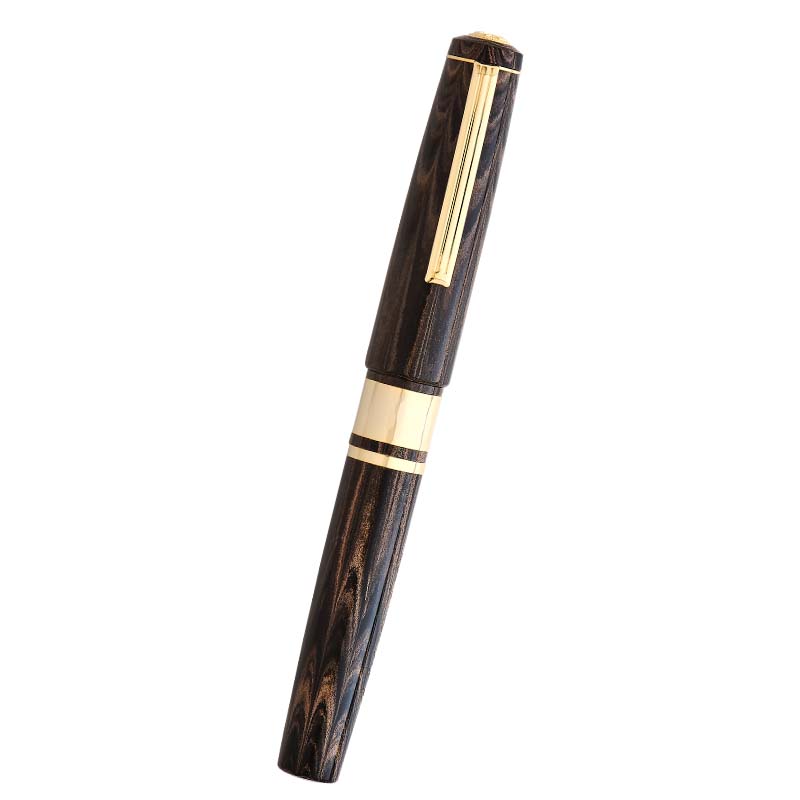 Esterbrook Model J - Antique Rose Ebonite / Gold - Broad Fountain Pen