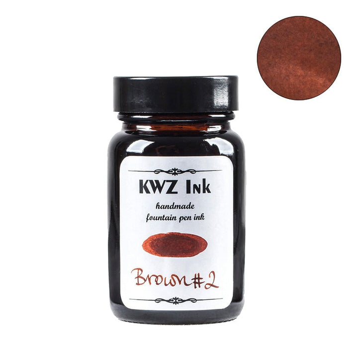 KWZ Brown #2 - 60ml Bottled Ink