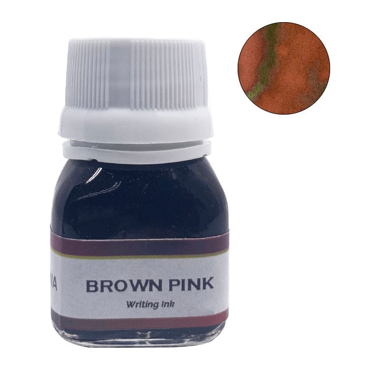 Krishna Inks Brown Pink - 2ml Ink Sample