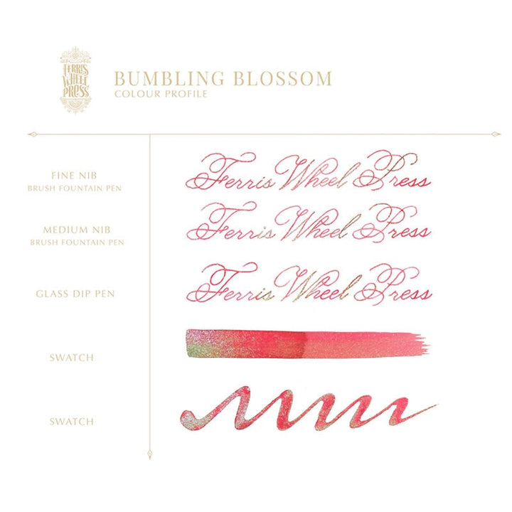 Ferris Wheel Press Once Upon a Time - Bumbling Blossom (Shimmer) - 2ml Ink Sample