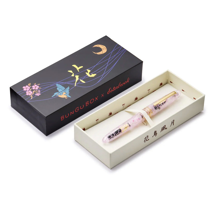 BUNGUBOX x Esterbrook Kachofugetsu Flower Fountain Pen - Extra Fine