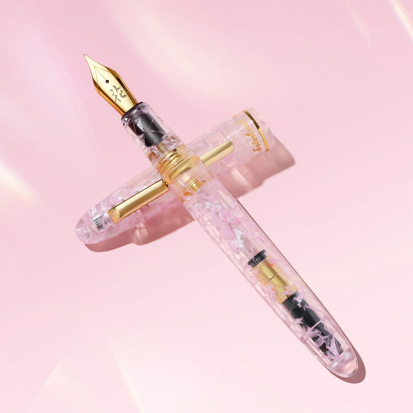 BUNGUBOX x Esterbrook Kachofugetsu Flower Fountain Pen - Extra Fine