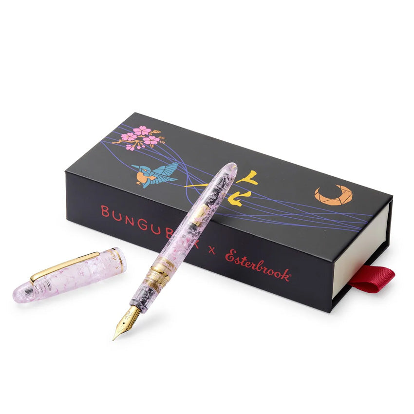 BUNGUBOX x Esterbrook Kachofugetsu Flower Fountain Pen - Extra Fine