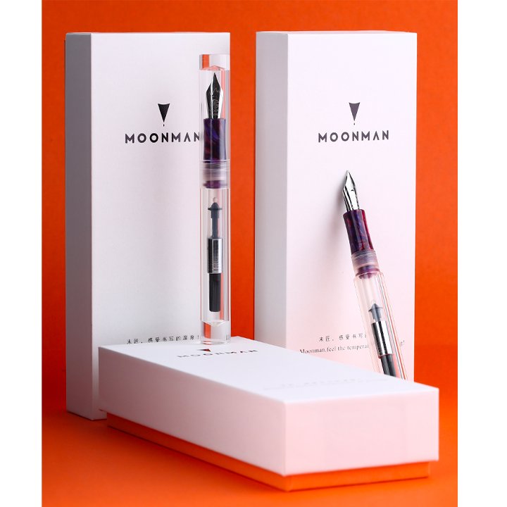 Moonman/Majohn C1 (Purple) - Fine Fountain Pen