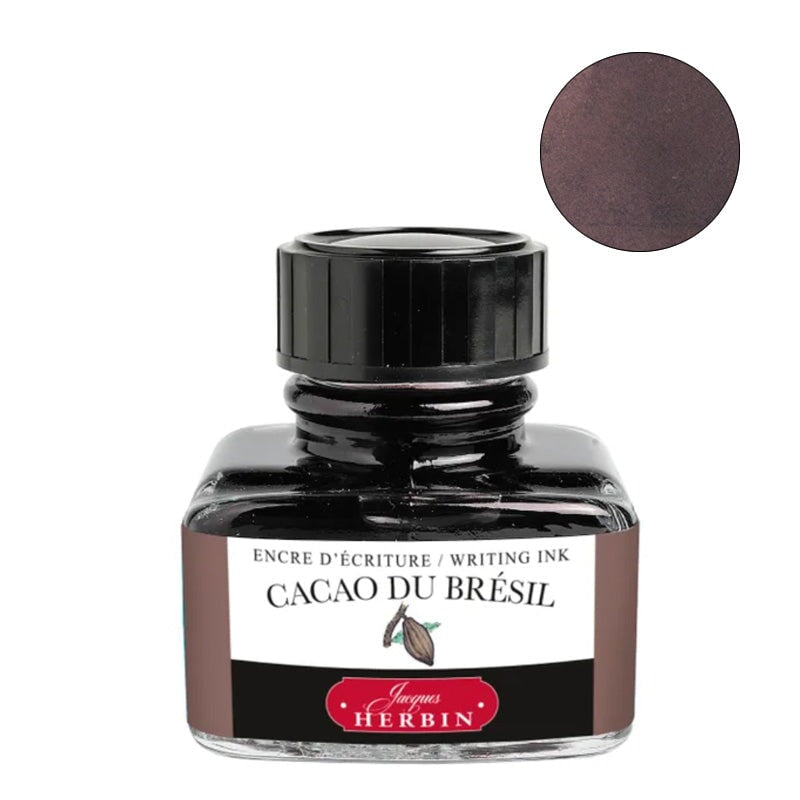Jacques Herbin Cacao du Bresil - 30ml Bottled Ink