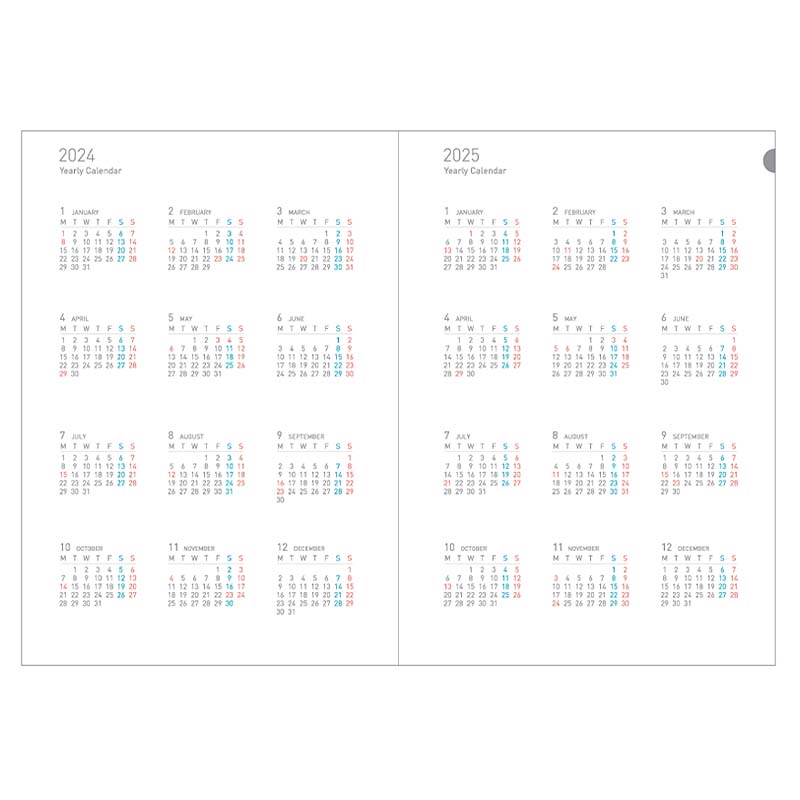 Kokuyo Campus Soft Ring 2024 Planner - A5 (Black) Planners