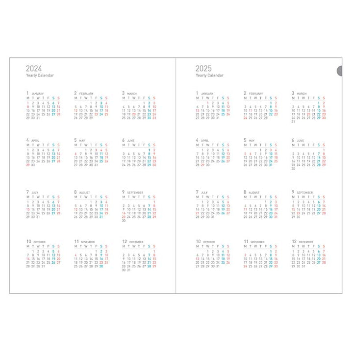 Kokuyo Campus Soft Ring 2024 Planner - A5 (Pictorial) Planners