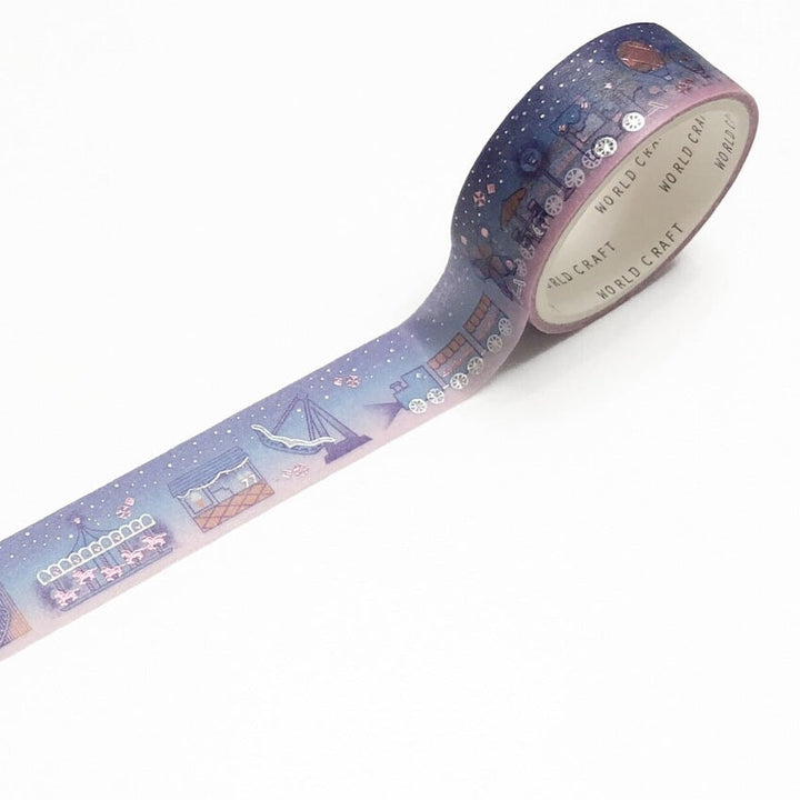 World Craft Carousel Glitter Foil Washi Tape Washi Tape