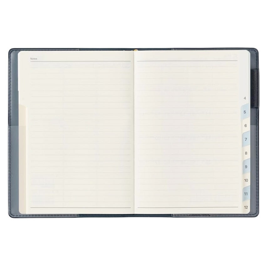 Nolty 2026 Carrel Weekly Vertical - A6 (Navy) Planners