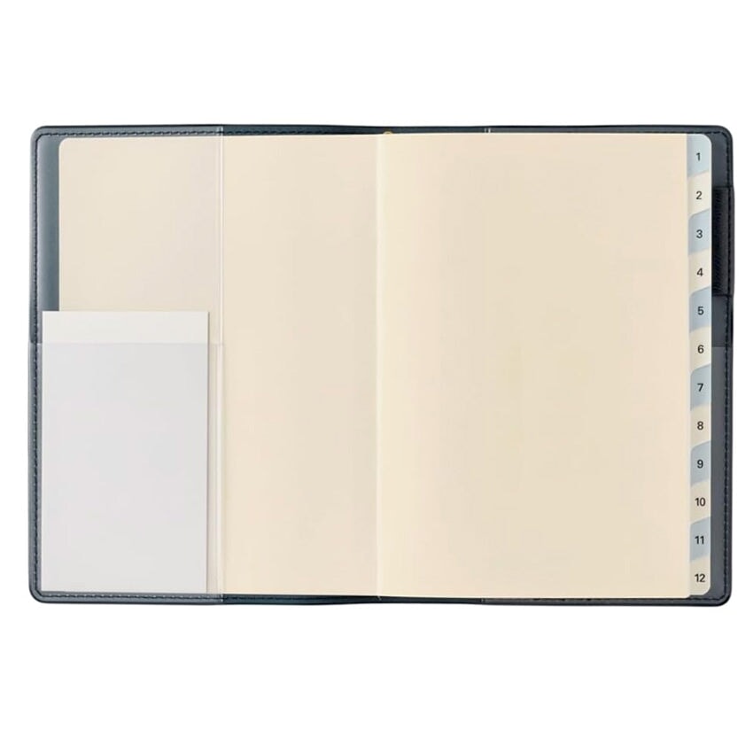 Nolty 2026 Carrel Weekly Vertical - A6 (Navy) Planners