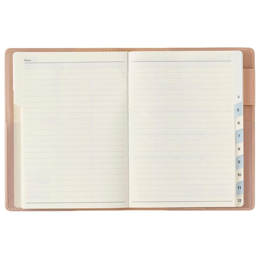 Nolty 2026 Carrel Weekly Vertical - A6 (Pink) Planners