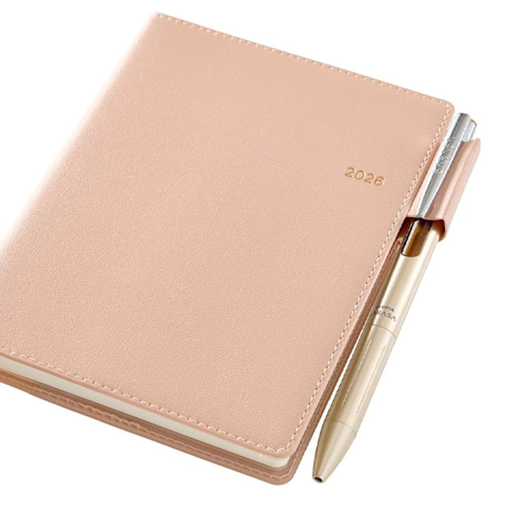 Nolty 2026 Carrel Weekly Vertical - A6 (Pink) Planners