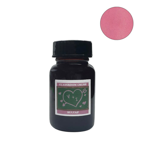 Classroom Crush (Sulyap) - 30ml fountain pen ink by SULYAP in a glass bottle, offers a nostalgic, vibrant writing experience from Desk Bandit's curated collection.