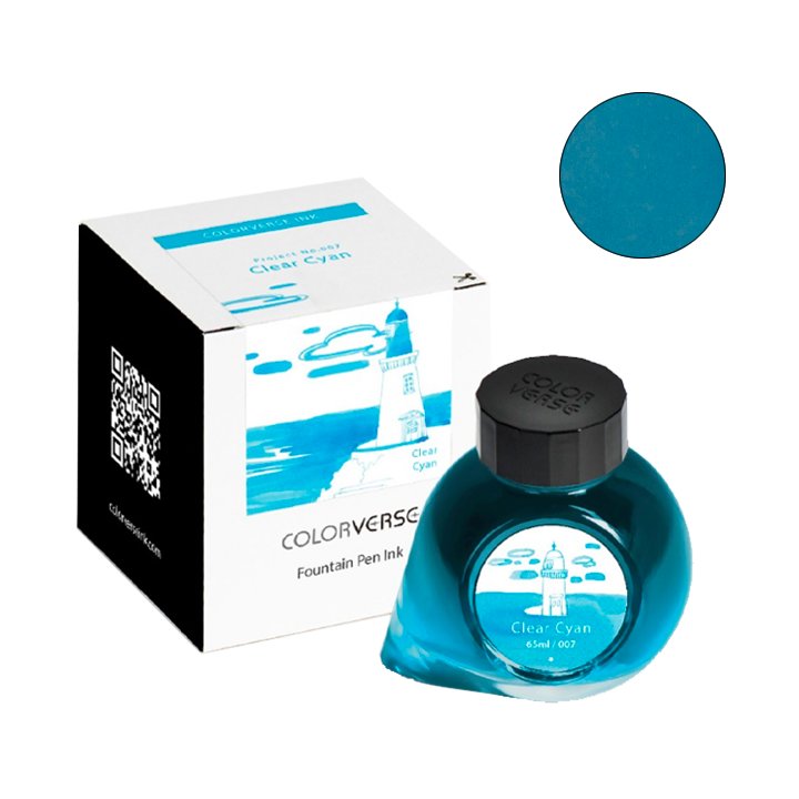 Colorverse Project Ink No.007 Clear Cyan - 2ml Ink Sample