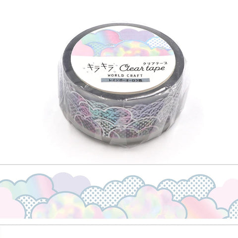 Cotton Candy Foiled Clear Tape (PET)