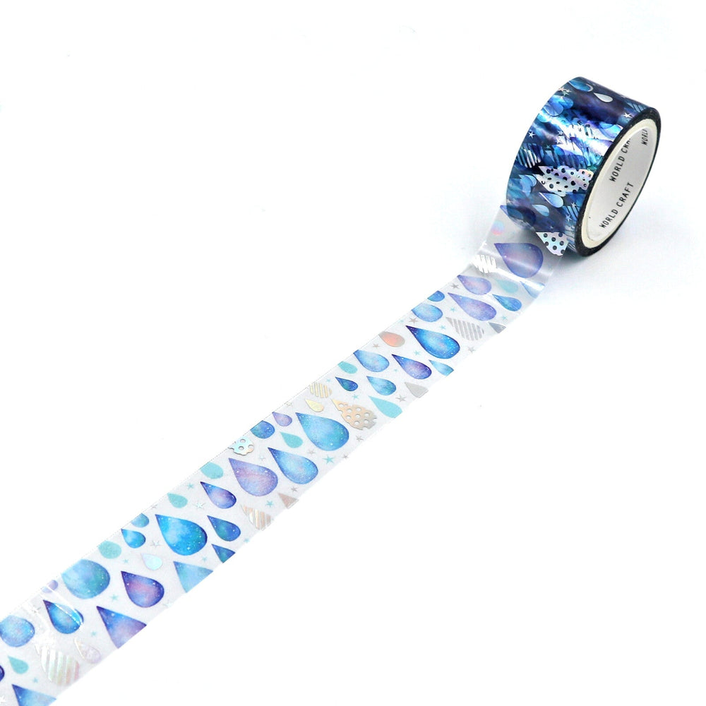 World Craft Drops Foiled Clear Tape (PET) PET Tape