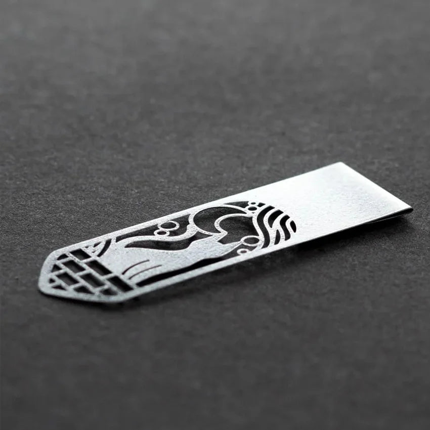 Clip Bookmarker - Cat &amp; Moon