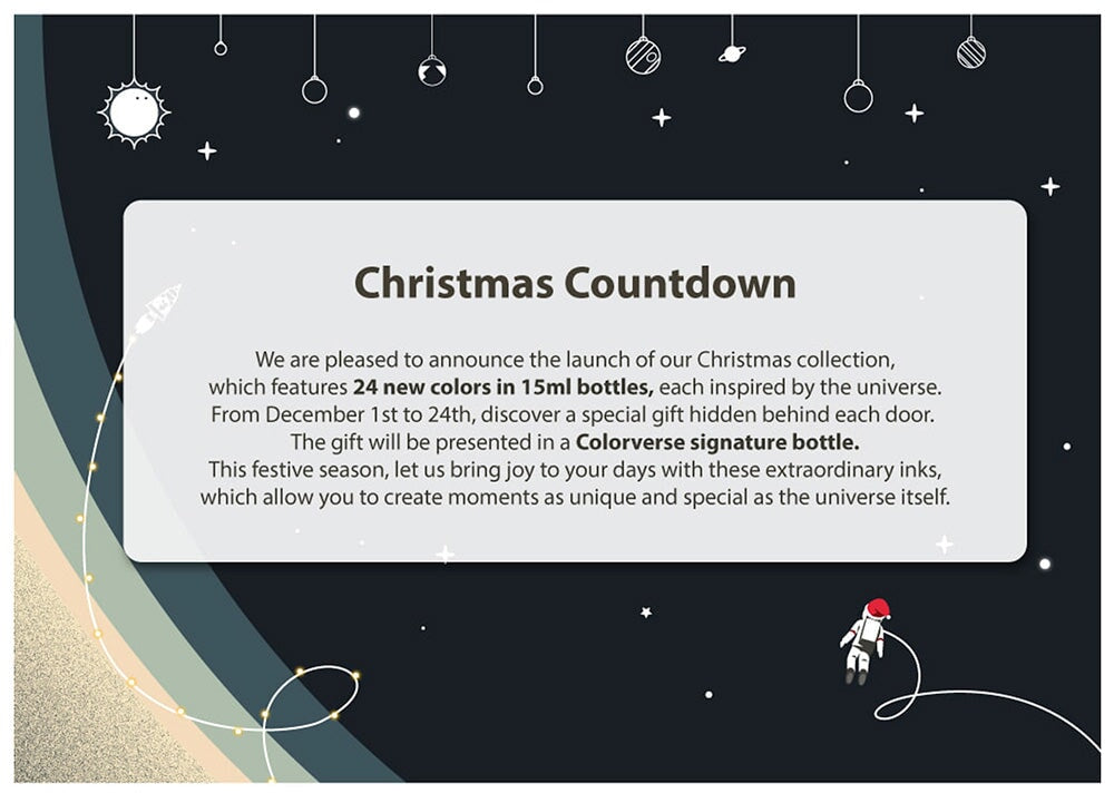 Colorverse 2024 Colorvent Calendar Bottled Ink