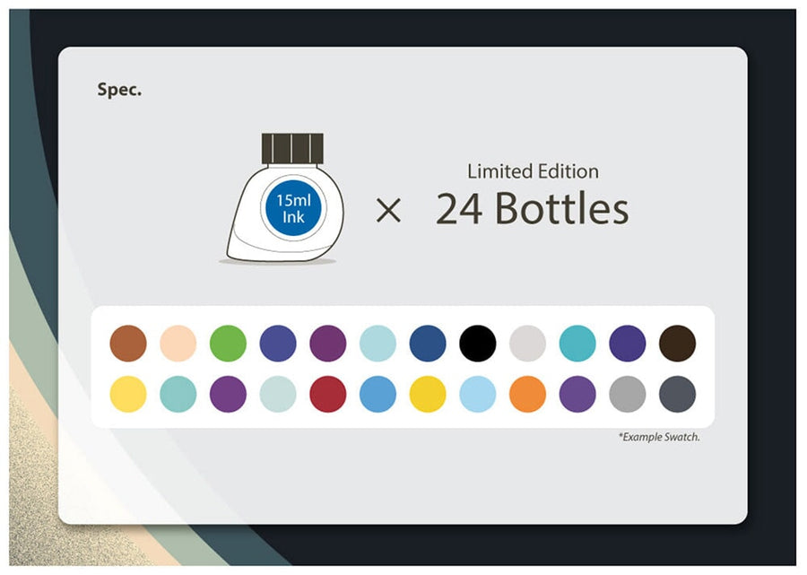 COLORVERSE 2024 Colorvent Calendar Fountain Pen Ink | DeskBandit – Desk ...