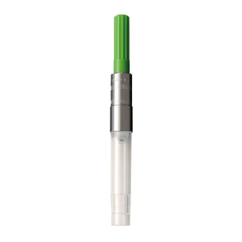 Converter (Light Green) for Sailor Pen, featuring a nylon brush tip with a built-in reservoir, compatible with Professional Gear, PG Slim, and Profit models.