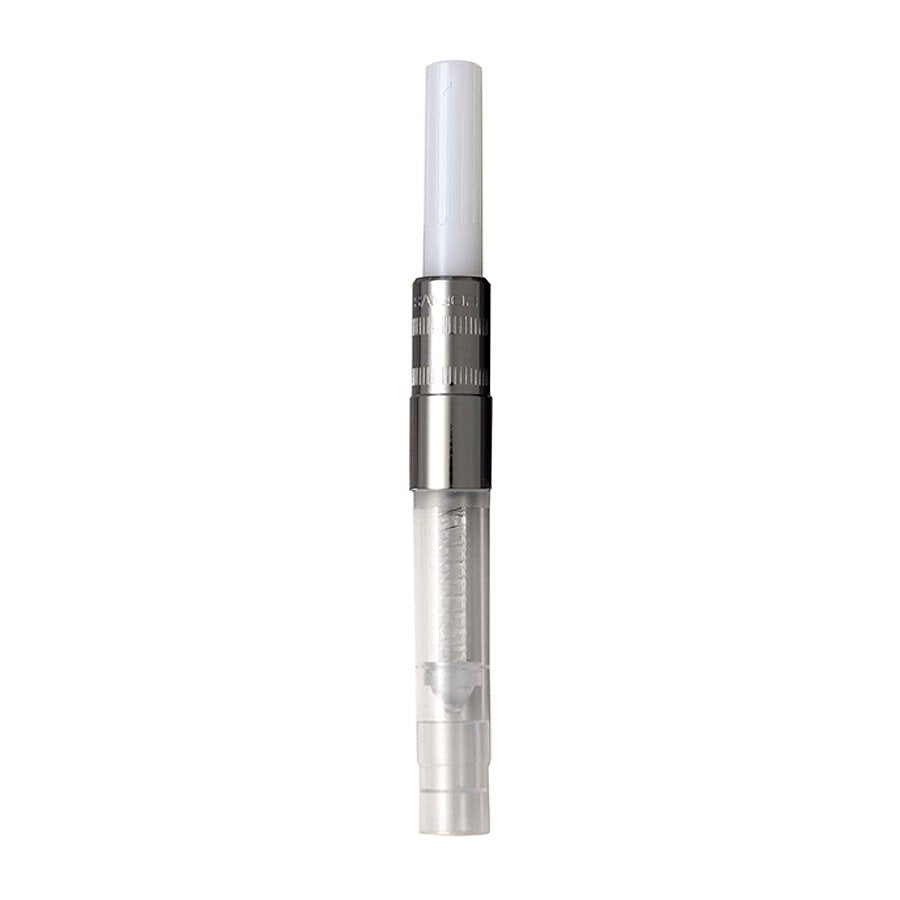 Converter (White) for Sailor Pen, proprietary design, fits Professional Gear models. Compact, sleek, 0.5ml capacity, 6.9cm length, lightweight at 2.8g.