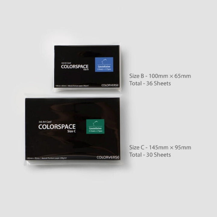 Colorverse Ink Swatch Cards - Colorspace Size B (Constellation) Paper