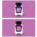 Contact Ma-O (Scented) - 30ml square glass bottle with alien-themed label, celebrating Tono & Lims' 5th anniversary. Front shows purple ink swatch; back displays Earth and rocket icon.