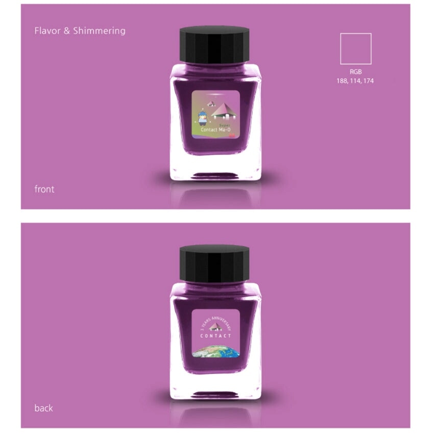 Tono &amp; Lims Contact Super Ma-O (Shimmer, Scented) - 30ml Bottled Ink