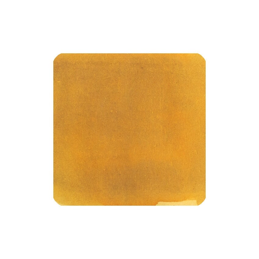 Deer's Song - 20ml fountain pen ink by Fanyantan, shown as a mustard-yellow swatch with a subtle watercolor texture, highlighting its artistic depth.