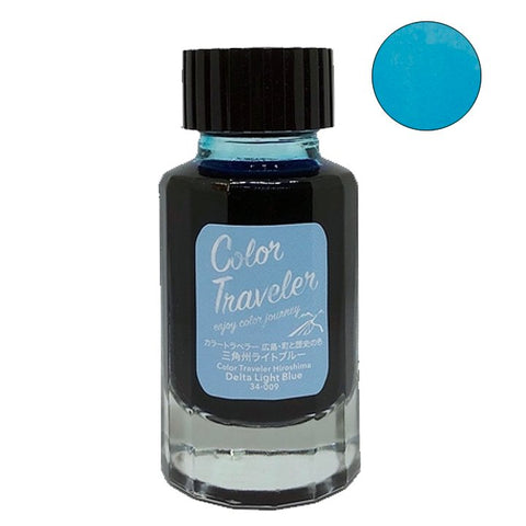Color Traveler Delta Light Blue - 30ml Bottled Ink