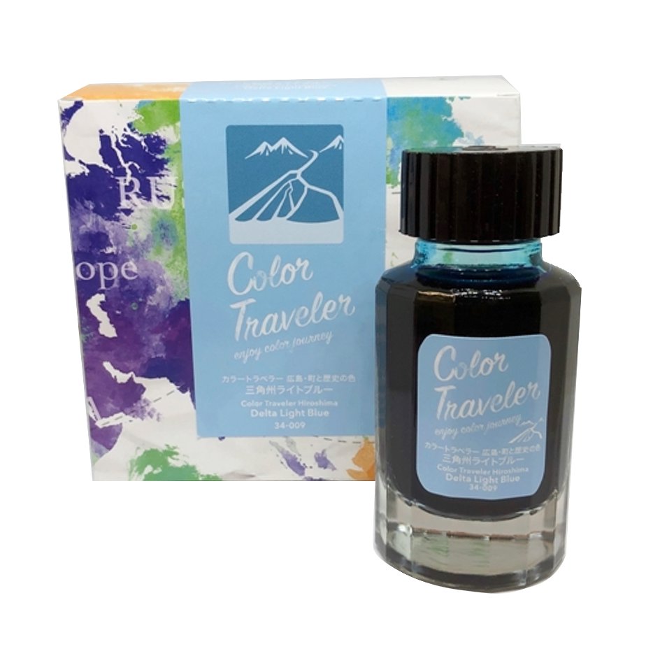 Color Traveler Delta Light Blue - 30ml Bottled Ink
