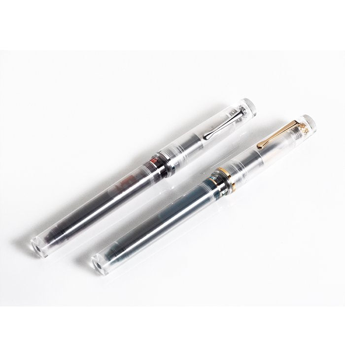 Fine Writing International Fenestro Demonstrator (Gold) - Broad Fountain Pen