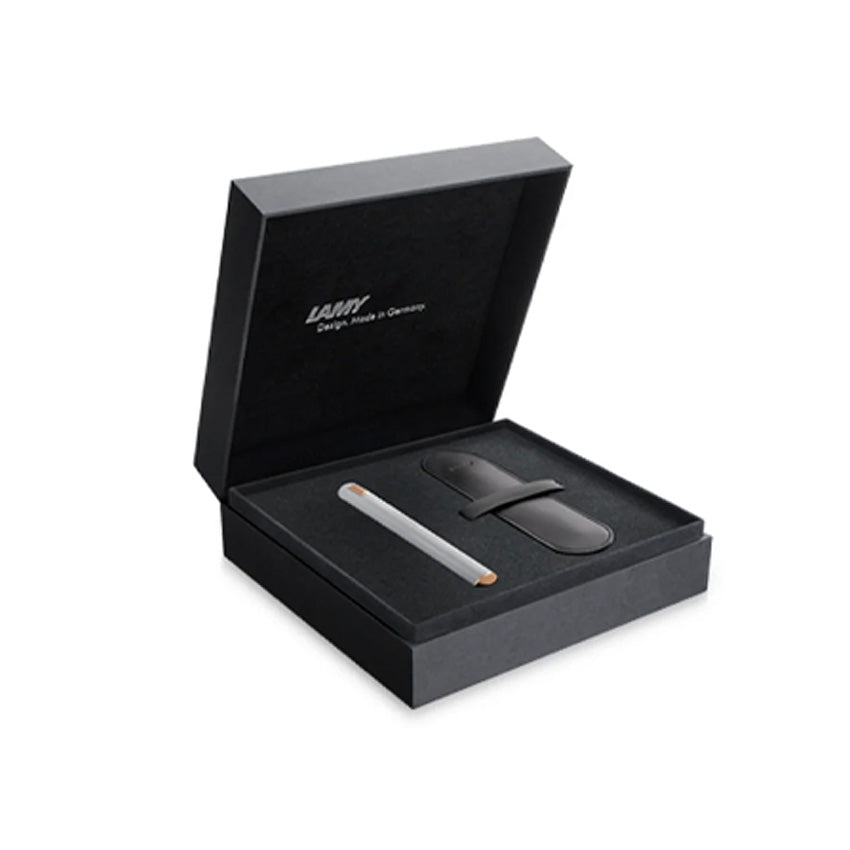 Dialog CC Fountain Pen (White / Rose Gold) - Medium