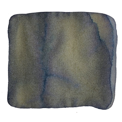 Doldam - 2ml watercolor swatch by 3Oysters, showcasing a muted, irregular-edged wash on white paper. Part of the I.COLOR.U series inspired by Seoul.
