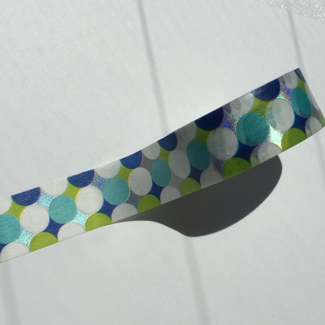 World Craft Dots Glitter Foil Washi Tape