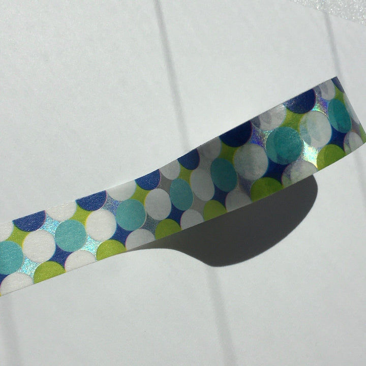 World Craft Dots Glitter Foil Washi Tape