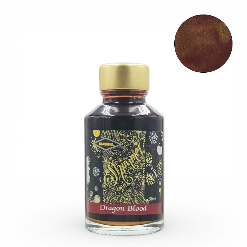 Diamine Dragon Blood (Shimmer) - 50ml Bottled Ink