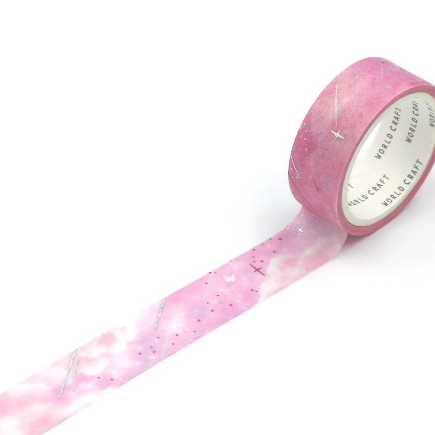 World Craft Dreamy Glitter Foil Washi Tape