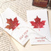 Maple Leaf Ink Swatch Cards