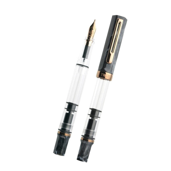 TWSBI ECO (Black Marble/ Bronze) - Stub 1.1 Fountain Pen