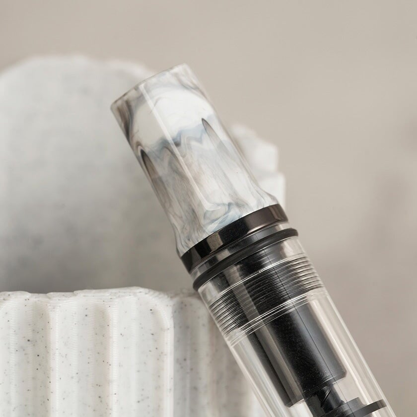 TWSBI ECO (Carrara / Onyx) - Stub 1.1 Fountain Pen
