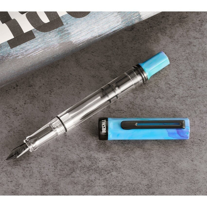 TWSBI ECO (Cosmos Blue / Onyx) - Extra Fine Fountain Pen