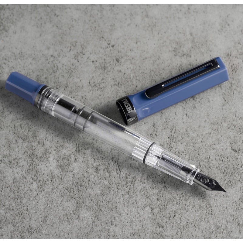TWSBI ECO (Slate Blue / Onyx) - Extra Fine Fountain Pen