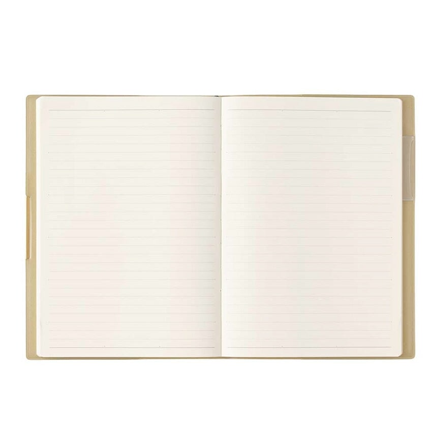 2026 Ecri Plus 7 Weekly Planner - B6 by NOLTY, features a light beige cover and ruled pages, perfect for fountain pen friendly writing and organization.