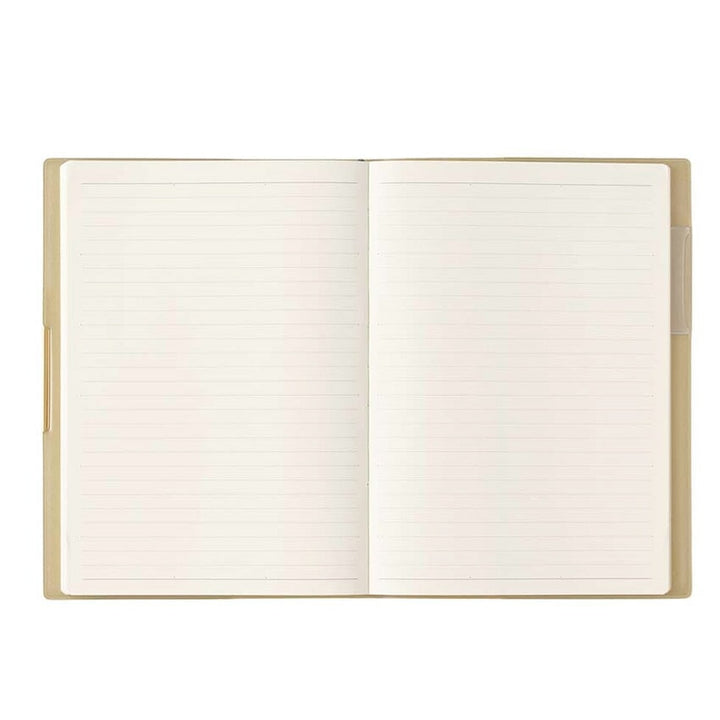 2026 Ecri Plus 7 Weekly Planner - B6 by NOLTY, features a light beige cover and ruled pages, perfect for fountain pen friendly writing and organization.