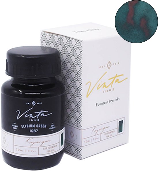 Vinta Inks Elysium Green (Kayangan 1967) - 30ml Bottled Ink