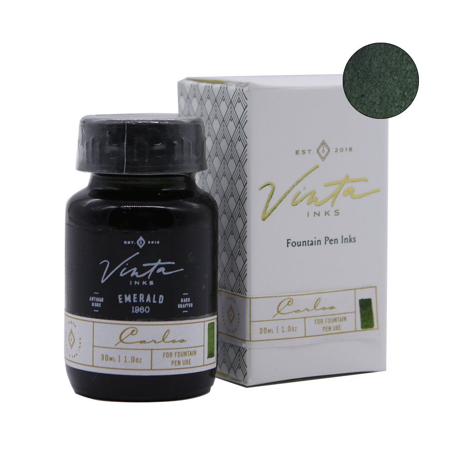 Vinta Inks Emerald (Carlos 1960) - 2ml Ink Sample